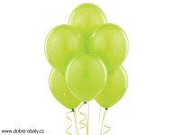 Nafukovací balónky ŽLUTOZELENÉ, 10 ks