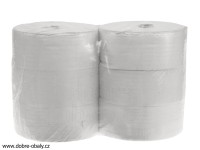 Toaletní papír jumbo ECONOMY 24 cm 1 vrstvý šedý, výhodné balení